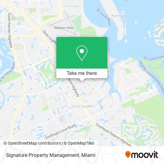 Signature Property Management map