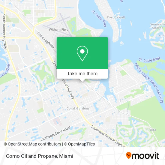 Como Oil and Propane map