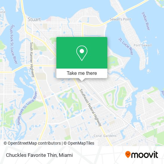 Chuckles Favorite Thin map