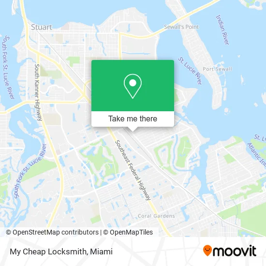 My Cheap Locksmith map