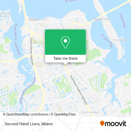 Second Hand Lions map