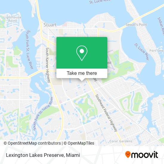Mapa de Lexington Lakes Preserve