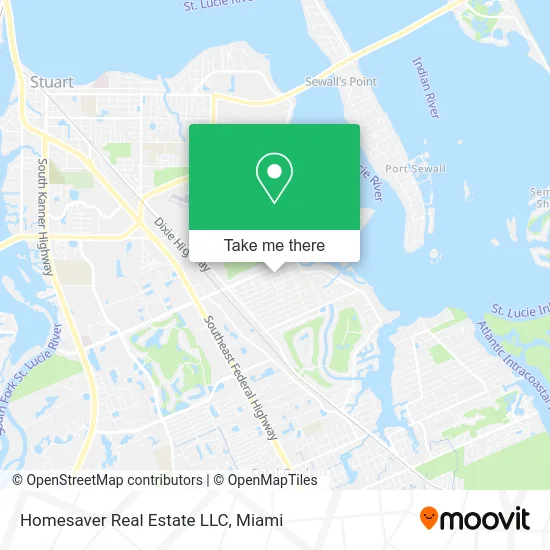 Homesaver Real Estate LLC map