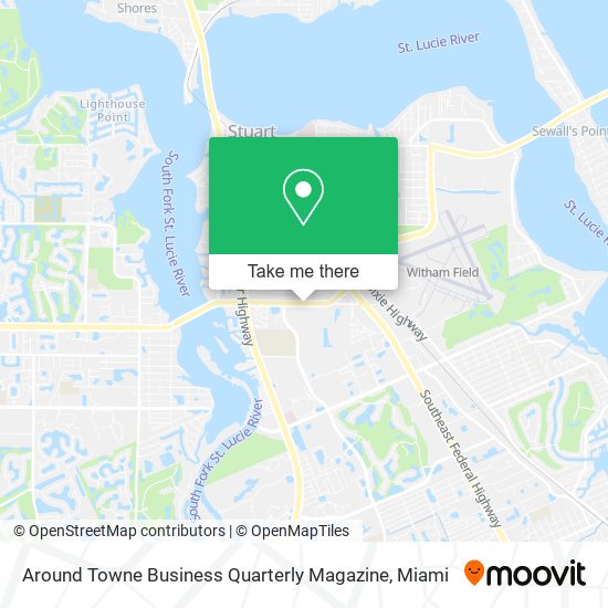 Around Towne Business Quarterly Magazine map