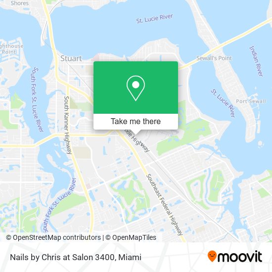 Mapa de Nails by Chris at Salon 3400