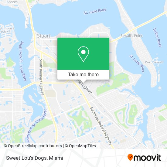 Sweet Lou's Dogs map