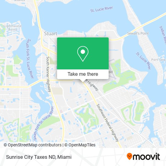 Mapa de Sunrise City Taxes ND