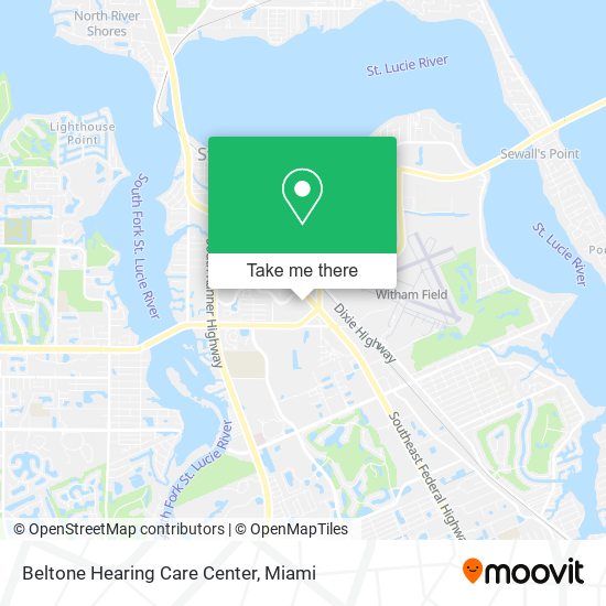 Mapa de Beltone Hearing Care Center