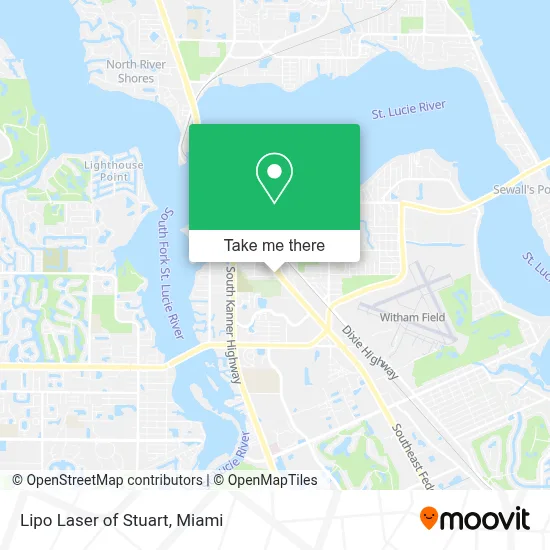 Lipo Laser of Stuart map