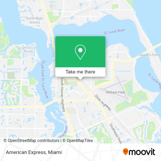 American Express map