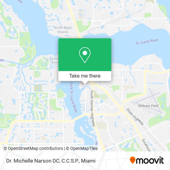 Dr. Michelle Narson DC, C.C.S.P. map