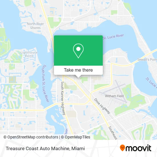 Treasure Coast Auto Machine map