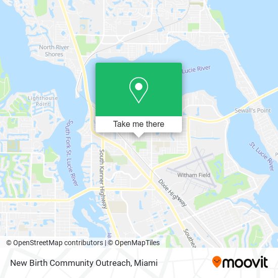 New Birth Community Outreach map