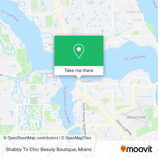 Shabby To Chic Beauty Boutique map