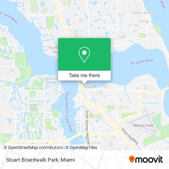 Mapa de Stuart Boardwalk Park