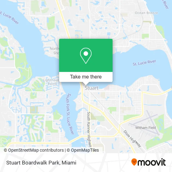 Stuart Boardwalk Park map