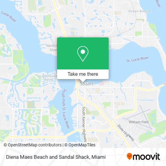 Mapa de Diena Maes Beach and Sandal Shack