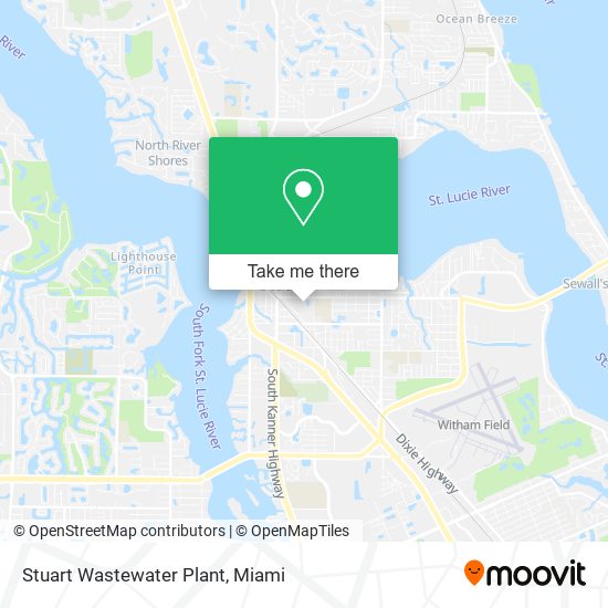 Mapa de Stuart Wastewater Plant
