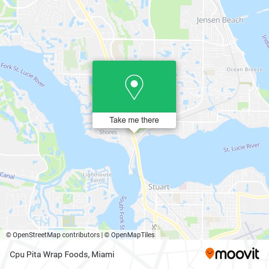 Mapa de Cpu Pita Wrap Foods