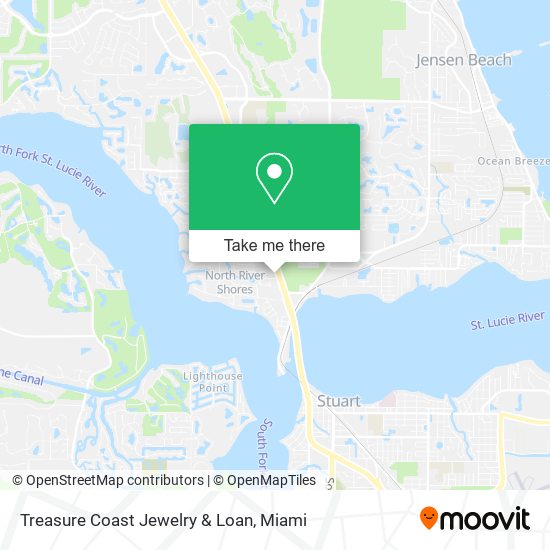 Treasure Coast Jewelry & Loan map