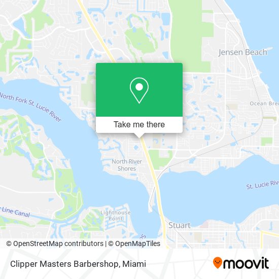 Clipper Masters Barbershop map