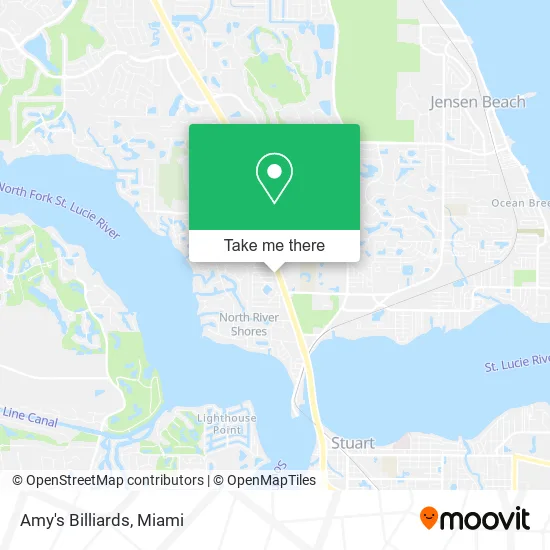 Amy's Billiards map