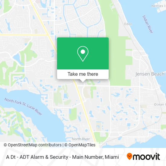 A Dt - ADT Alarm & Security - Main Number map