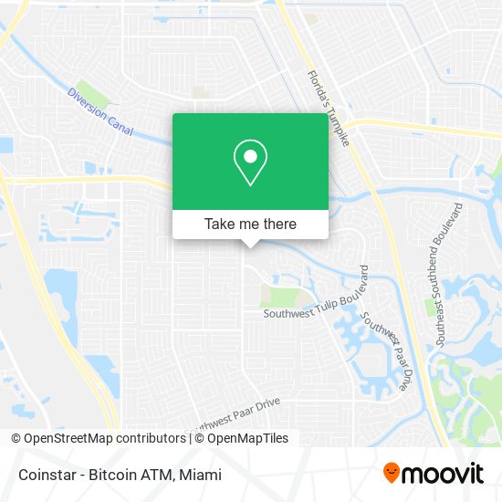 Mapa de Coinstar - Bitcoin ATM