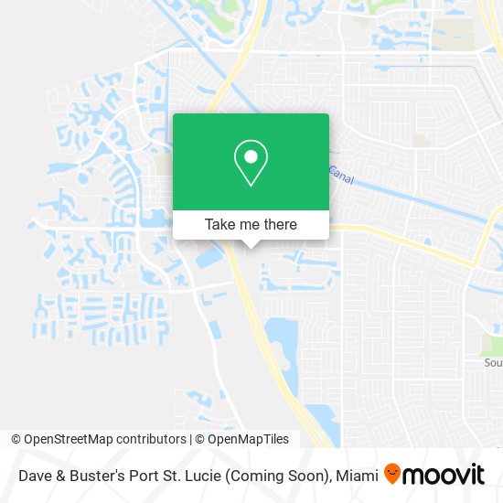 Dave & Buster's Port St. Lucie (Coming Soon) map