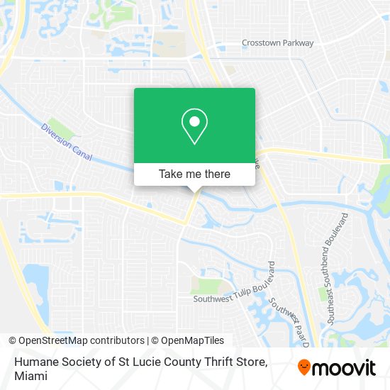 Humane Society of St Lucie County Thrift Store map