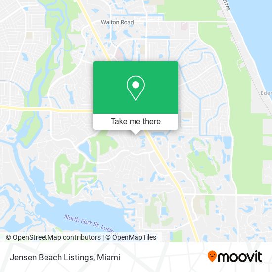 Mapa de Jensen Beach Listings