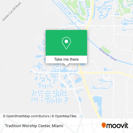 Mapa de Tradition Worship Center