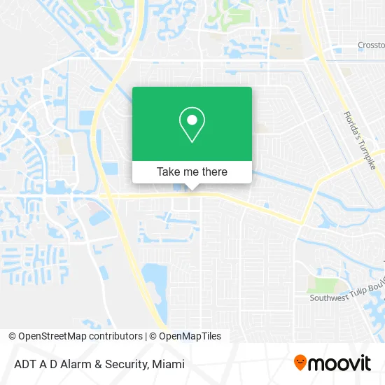 Mapa de ADT A D Alarm & Security
