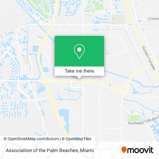 Mapa de Association of the Palm Beaches