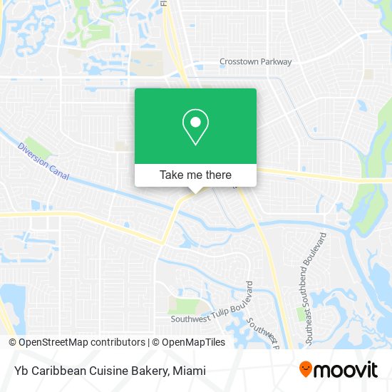 Mapa de Yb Caribbean Cuisine Bakery