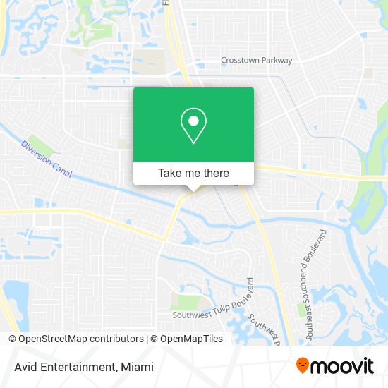 Avid Entertainment map