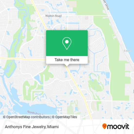 Anthonys Fine Jewelry map