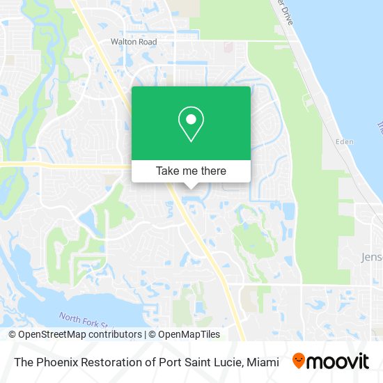 The Phoenix Restoration of Port Saint Lucie map