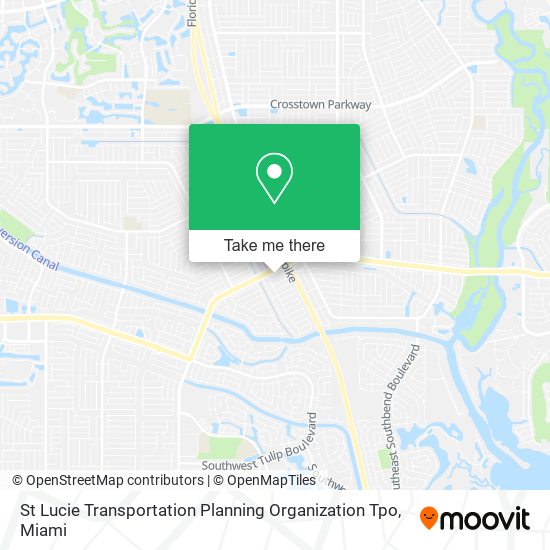 St Lucie Transportation Planning Organization Tpo map