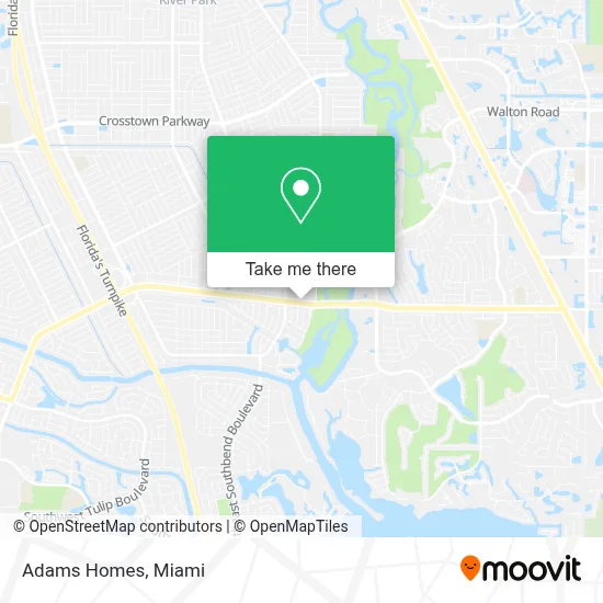 Adams Homes map