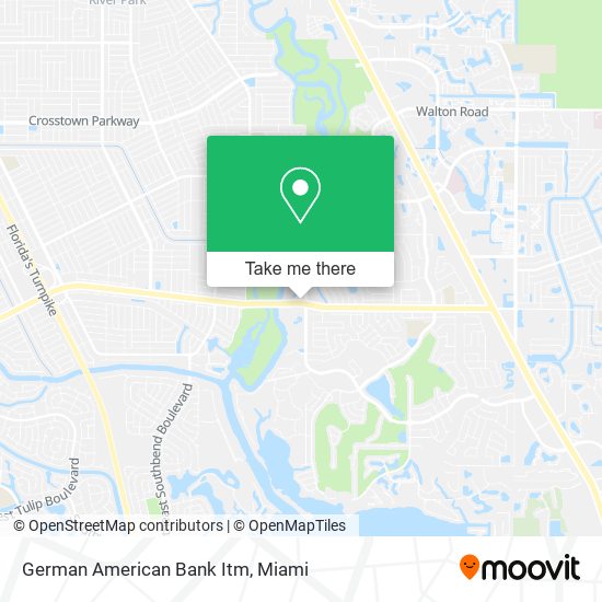 German American Bank Itm map