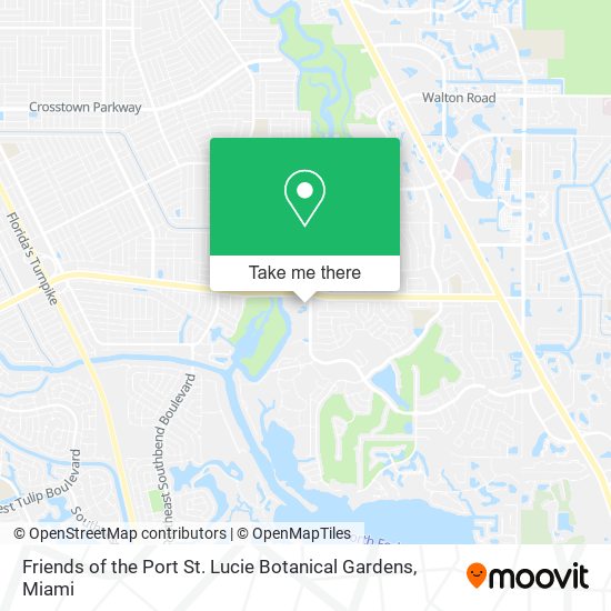Friends of the Port St. Lucie Botanical Gardens map