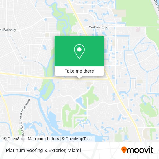 Mapa de Platinum Roofing & Exterior