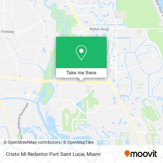Mapa de Cristo Mi Redentor Port Saint Lucie