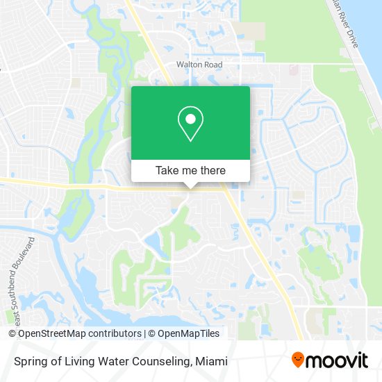 Spring of Living Water Counseling map