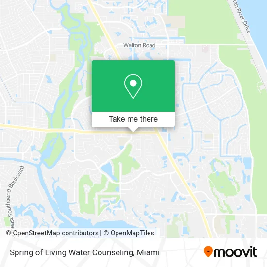 Spring of Living Water Counseling map