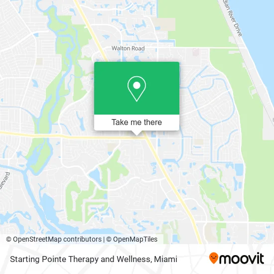 Starting Pointe Therapy and Wellness map