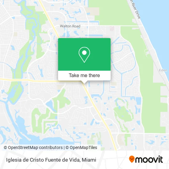 Iglesia de Cristo Fuente de Vida map