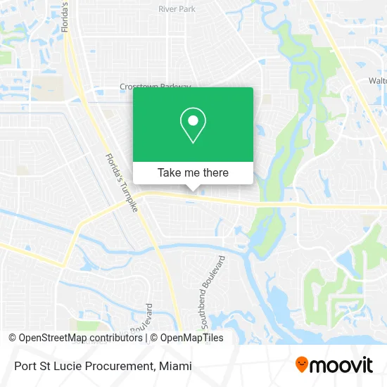 Port St Lucie Procurement map