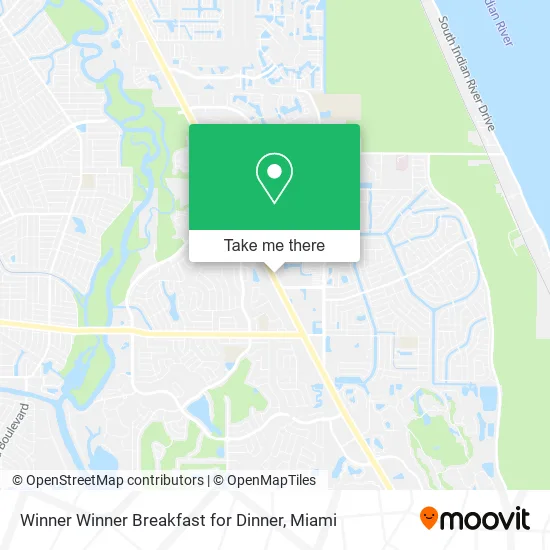 Winner Winner Breakfast for Dinner map